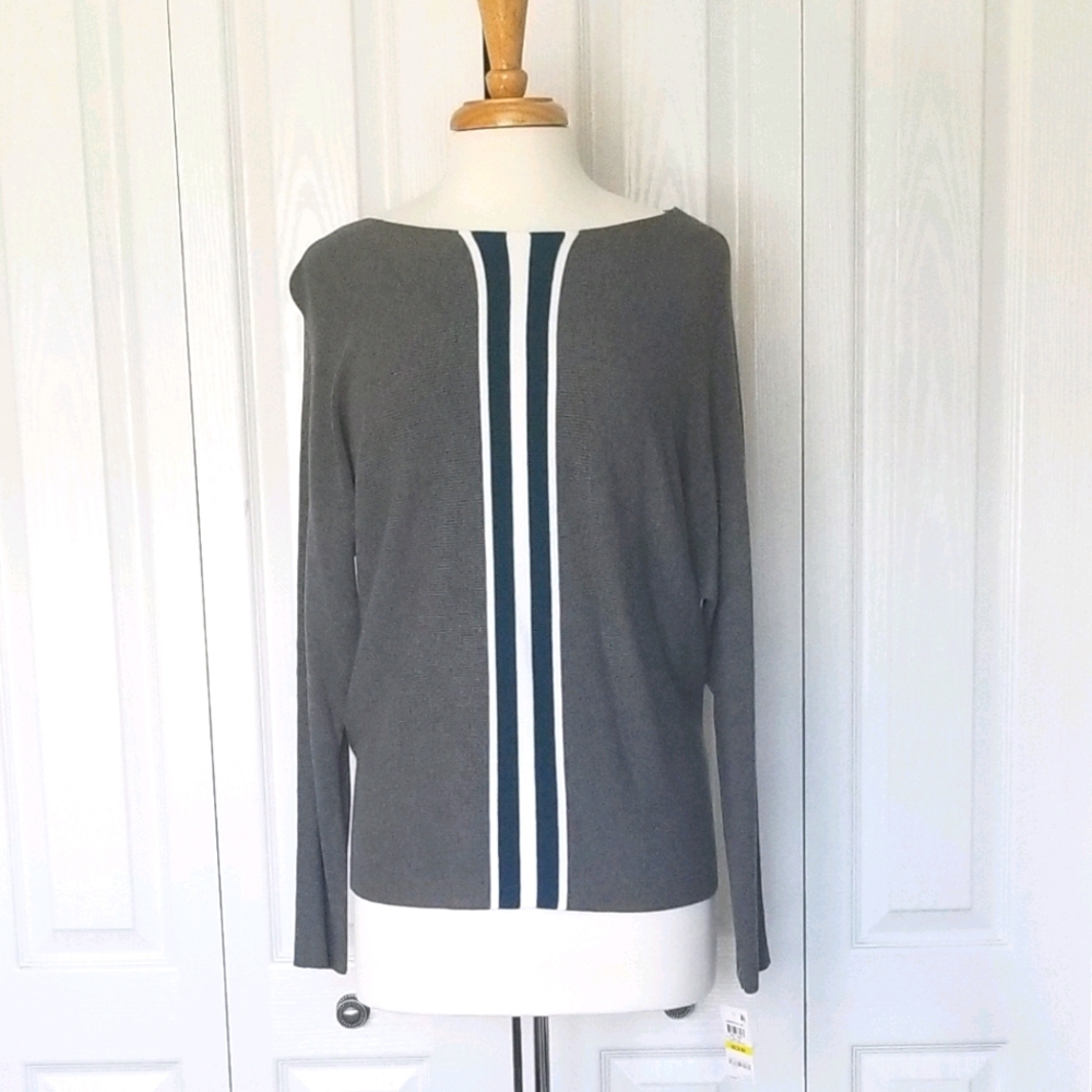 INC International Concepts Dark Charcoal Sweater